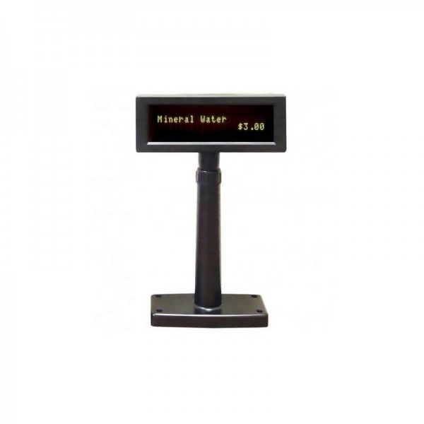 VISOR AVPOS VFD BLACK 2x20...