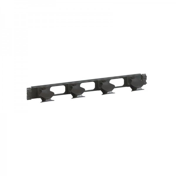 PANEL PASACABLES 1U CON BRIDAS