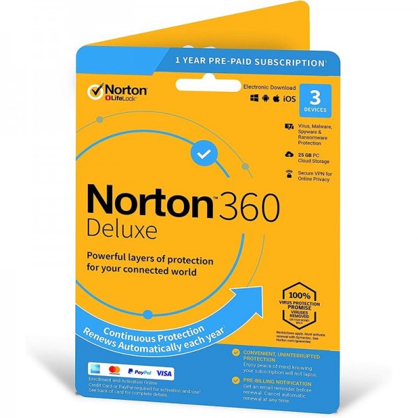 NORTON 360 DELUXE 25GB ES 1...