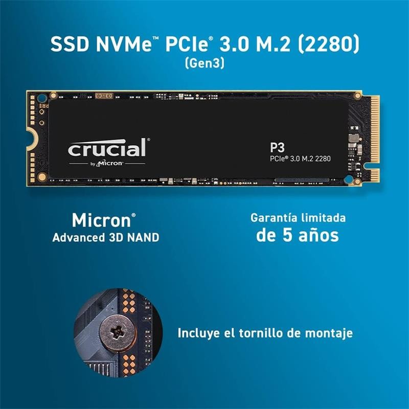DISCO DURO SSD CRUCIAL P3...