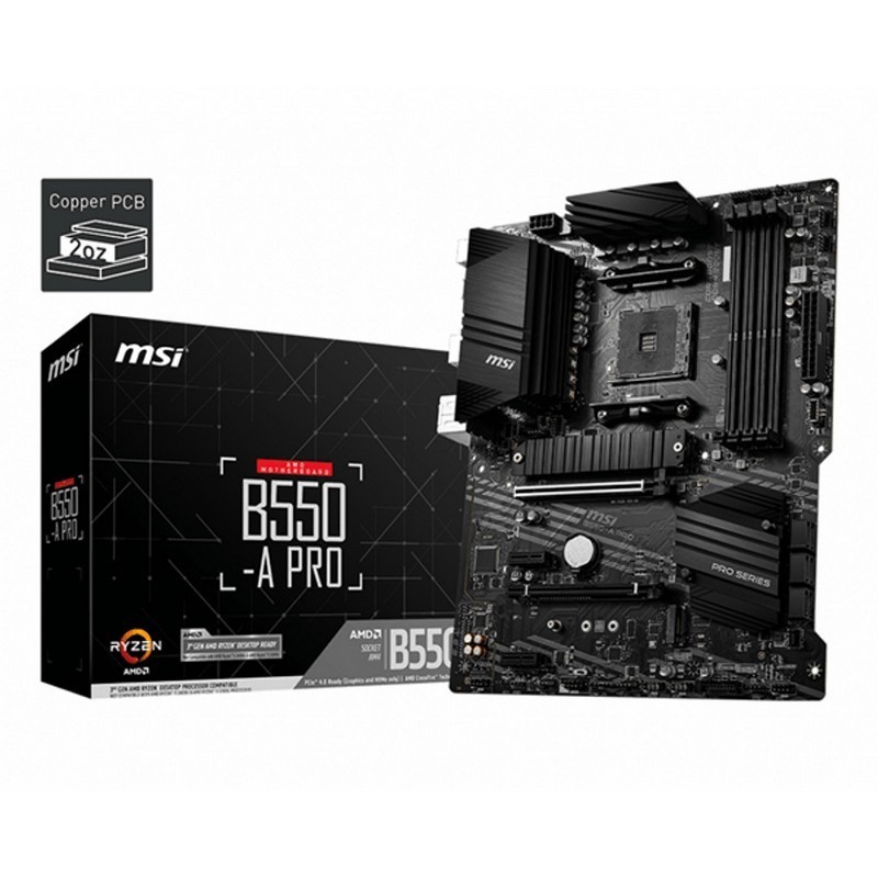 PLACA BASE MSI B550M...