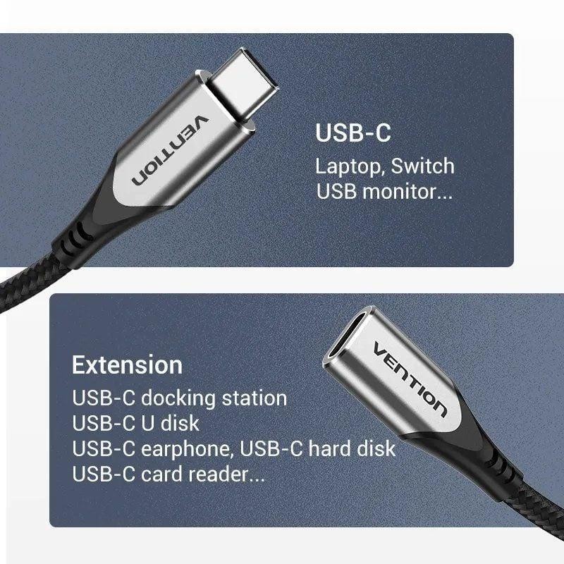 CABLE ALARGADOR USB-C 3.1...