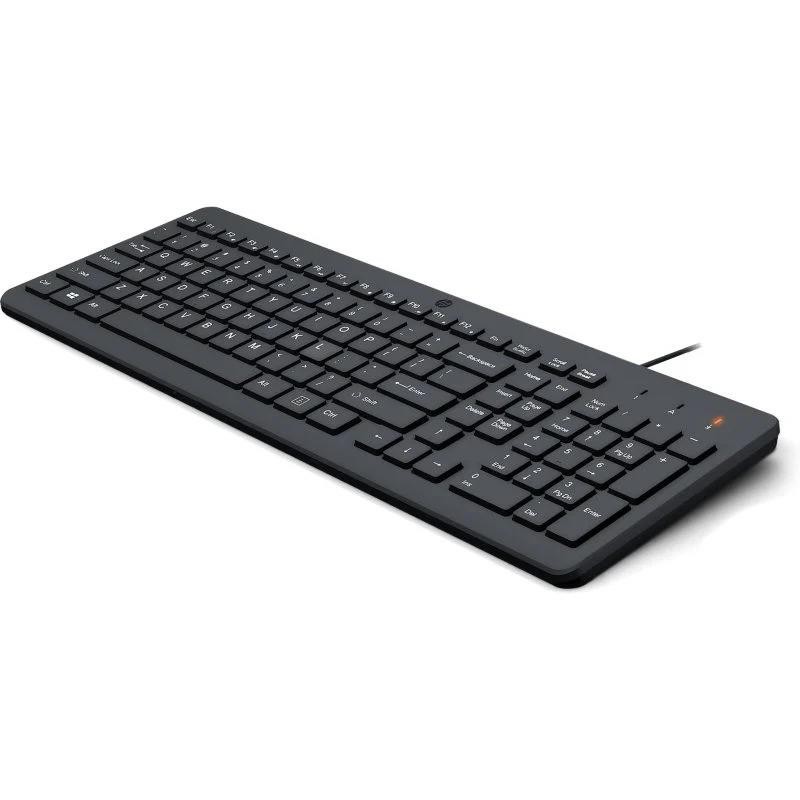 TECLADO HP 150 USB BLACK