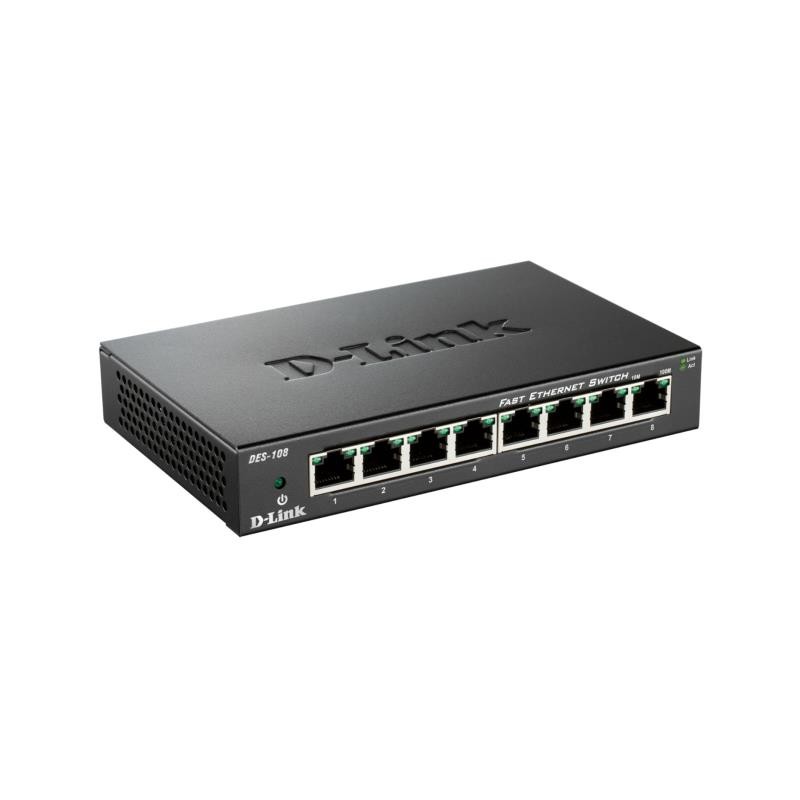 SWITCH D-LINK ETHERNET 8 PORTS