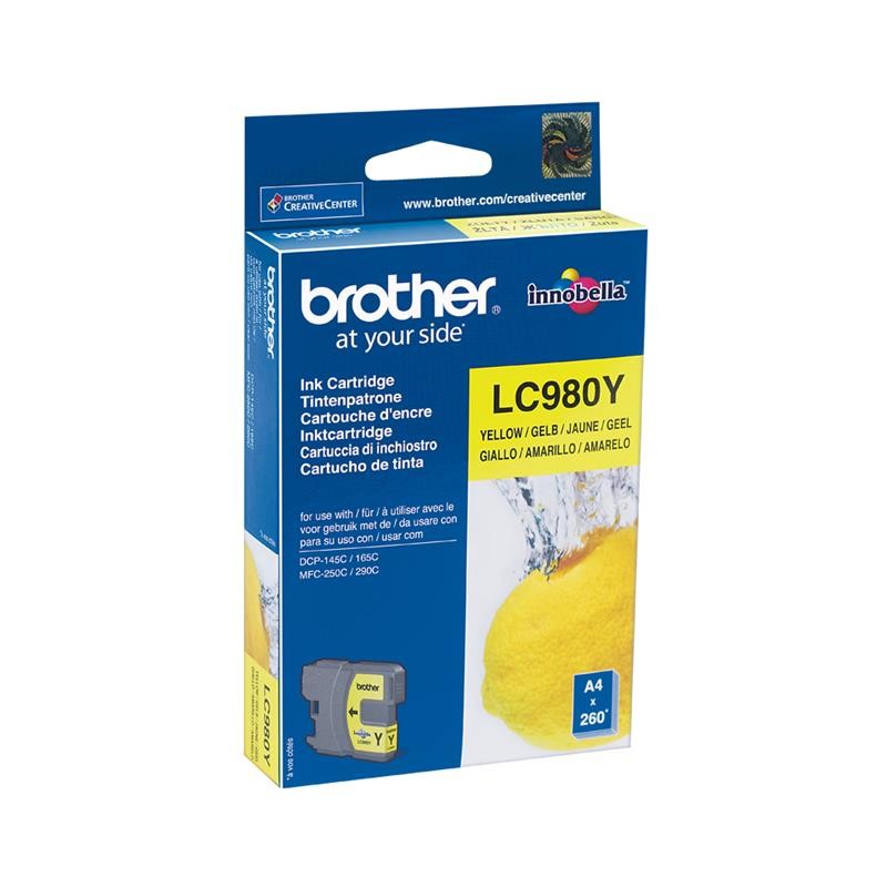 TINTA BROTHER LC980Y YELLOW