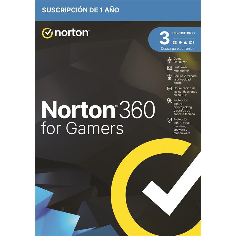 NORTON 360 FOR GAMERS 50GB...