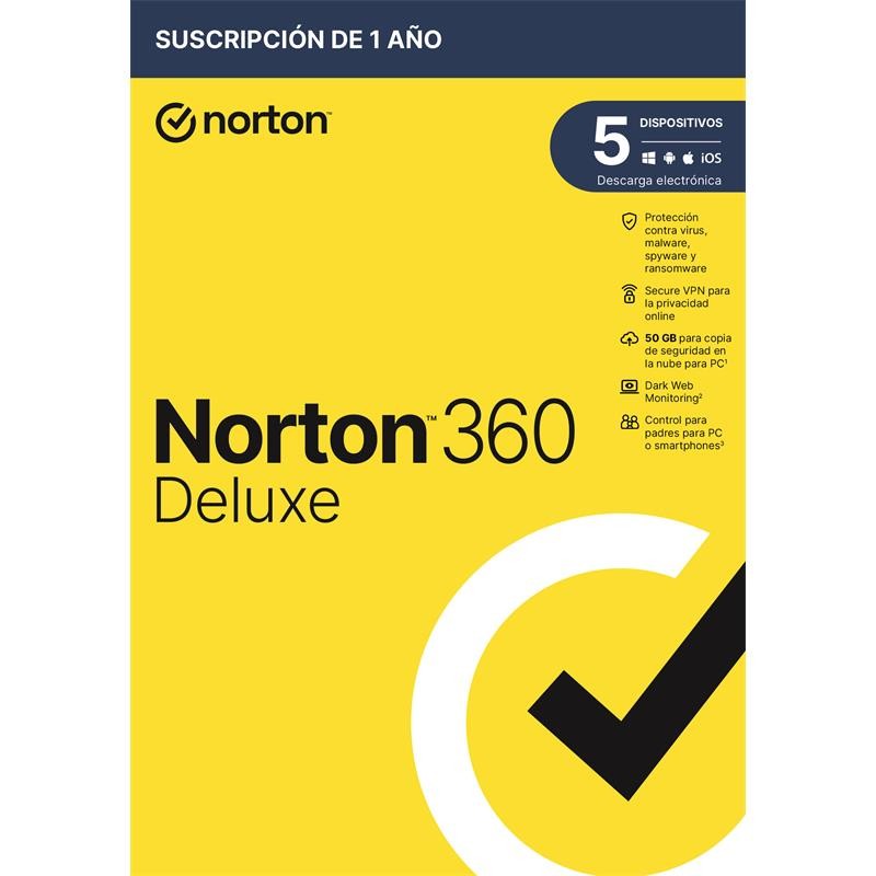 NORTON 360 DELUXE 50GB ES 1...